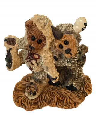 1996 Boyds Bears Nativity Series 3 Winkie & Dink As The Lambs Figurine 6437