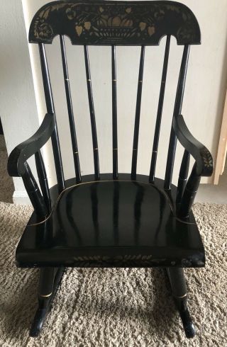Vintage Nichols And Stone Childs Rocking Chair