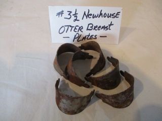 Newhouse Trap Otter Breast Plates For A No.  3 1/2 Newhouse / Hutzel / Trapping /