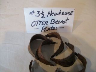 Newhouse Trap Otter Breast Plates for a No.  3 1/2 Newhouse / HUTZEL / Trapping / 2