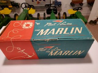 Vintage Fleet Line Marlin Boat W/box