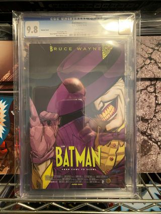 Cgc Graded 9.  8 Batman 40 Variant Cover (dc Comics) The Mask Movie Poster