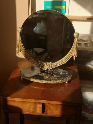 1930 Gilt Frame Vanity Dressing Table Mirror