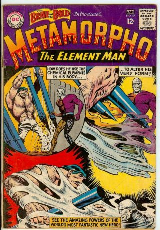 Brave And The Bold 57 2.  0 // Origin,  1st Appearance Metamorpho