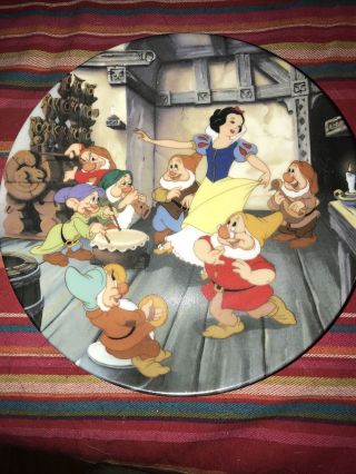Snow White And The Seven Dwarves Commemorative Plate