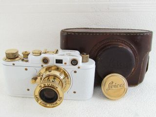 Leica Ii (d) Luftwaffe Wwii Vintage Russian Rangefinder White Camera