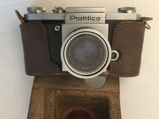 Rare,  Vintage Praktica 35mm Camera Us Model With Biotar F2/58mm Lens
