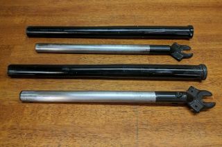 Vintage Cushman Scooter Fork Tubes 8058a6 & 8058a5 Pair (032)