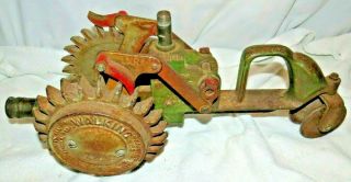 Vintage National A5 Walking Lawn Sprinkler Tractor Cast Iron