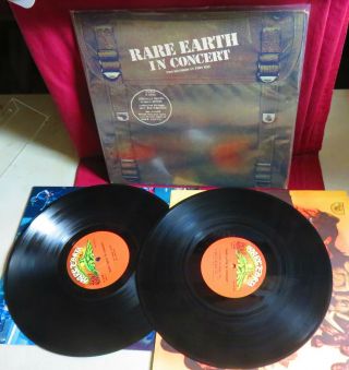 " Rare Earth In Concert ",  Vinyl Lp Record Album,  From 1971