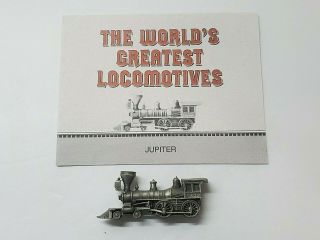 Jupiter Locomotive,  Worlds Greatest Railroad Cars,  Franklin Pewter Train