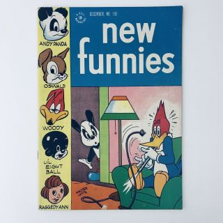 Funnies 106 - Walter Lantz - Woody Woodpecker - Dell Comics 1945 - Fn