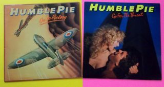 Humble Pie X2 Lp:on To Victory - 1980/go For The Throat - 1981 Steve Marriot 5684