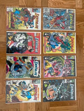 Set Of Marvel Deathlok Comic Books (1991 Issues 1 - 9 Except For 7).