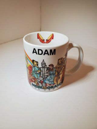 Wizard Of Oz Mgm Grand Las Vegas Coffee Mug,  Personalized Name " Adam "