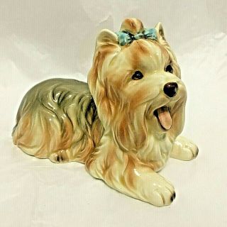 Vintage " Andrea By Sadek " Collectible " Yorkie " Dog Figurine,  Japan