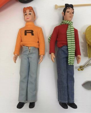 Archies Jalopy Car Rare Riverdale High With Two Figures Vintage Marx Toys 1975 3