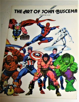 The Art Of John Buscema 1978 Avengers Marvel Fanzine Marvelmania