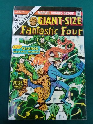 Giant - Size Fantastic Four 4,  Fn - 5.  5,  1st Appearance Madrox Multiple Man