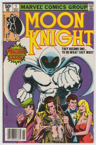 Moon Knight (1980) 1 - 1st Appearance Of Bushman - Newsstand Edition - Marvel