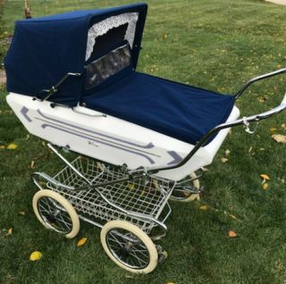 Vintage Giuseppe Peg Perego Baby Carriage/bassinet/buggy,  Made In Italy