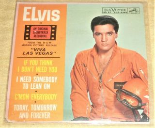 7 " - 45 Rpm Ep Record W/ Picture Sleeve By Elvis Presley / (1964) Rca Epa - 4382