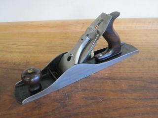 Antique Vintage Stanley No.  5 Type 9 (1902 - 1907) Smooth Woodworking Tool Plane