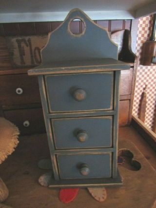 3 Drawer Apothecary Cabinet - Hang Or Display Countertop