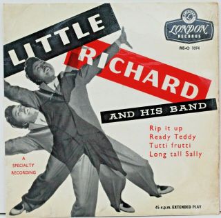 Little Richard,  His Band Vol 2 Re - O1074 A Vinyl 7 " London 1962 Mono 45 Rpm Ep