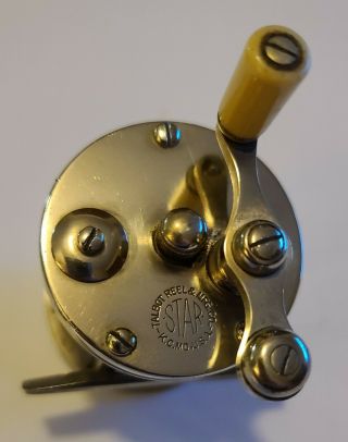 Vintage And Talbot Star Casting Reel.  Finish For Its Age