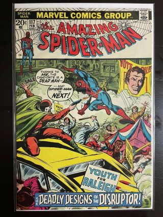 The Spider - Man 117 (feb 1973,  Marvel) Disruptor