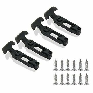 4 Pack Rubber Flexible T - Handle Hasp Draw Latch For Tool Box Cooler Golf Cart