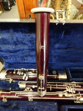 Vintage Lesher Wood Bassoon w\case NOT 2