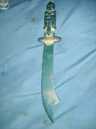Extremely Rare Ancient Chinese Han Dynasty Bronze Dagger