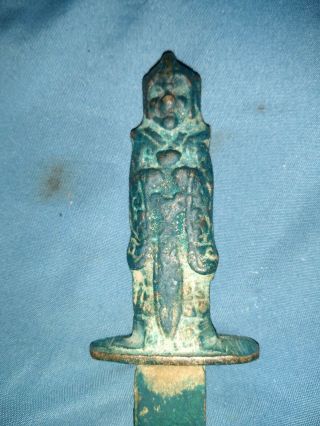 Extremely Rare Ancient Chinese Han Dynasty Bronze Dagger 2