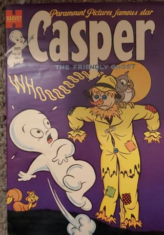 Paramount Pictures Stars Casper The Friendly Ghost 12 1953 Harvey Vg To Fine
