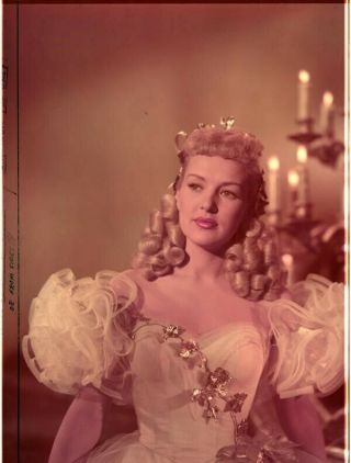 Betty Grable Vintage Rare Glamour Portrait Photo 8x10 Transparency