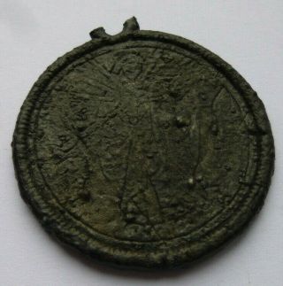 Metal Detecting Find Medieval Pewter Pendant