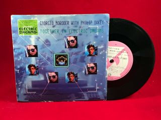 Giorgio Moroder Phil Oakey Together In Electric Dreams 1984 Uk 7 " Vinyl Single B