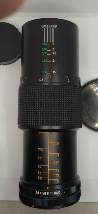 RARE Vintage Vivitar 90mm f2.  8 Auto Telephoto Macro Lens 1:1 Canon FD FS EX,  /NM 2