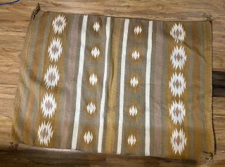 Vintage Hand Made Navajo Rug 49” X 34 1/2”
