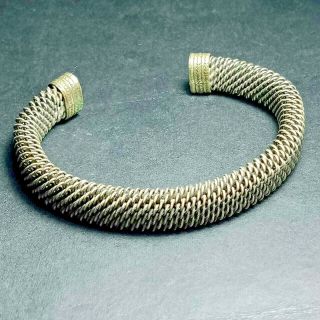 Scarce - Geometric Period Ancient Bracelet Viking Bronze Decorated Hand Jewelry
