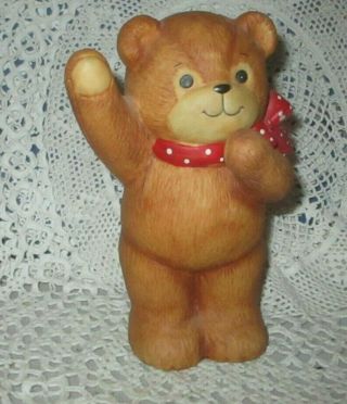 Vintage Enesco Lucy And Me Teddy Bear Bank 1980