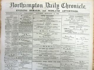 1888 British Newspaper Jack The Ripper Kills Annie Chapman In Whitechapel London