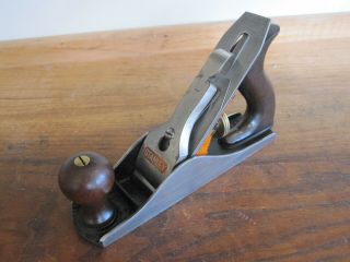 Antique Vintage Stanley No.  3 Type 15 (1931 - 1932) Smooth Woodworking Plane Tool