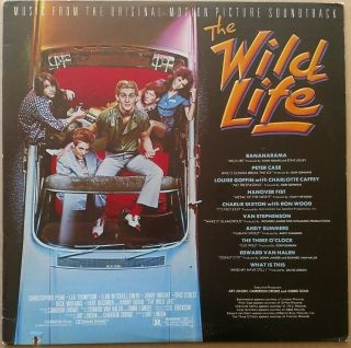 Wild Life 1984 Soundtrack With Insert Eddie Van Halen Ron Wood Unplayed