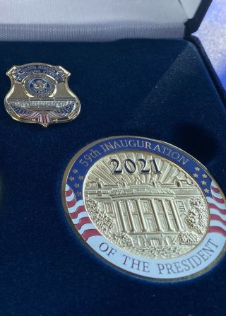 59th Presidential Inauguration Law Enforcement Badge Set. 4