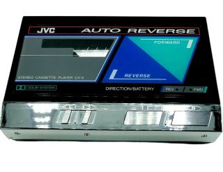Jvc Cx - 5k Stereo Cassete Player Portable Tape Player Vintage 1980s Japan