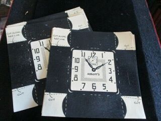 Rare & Vintage Abbott Vanishing Alarm Clock Faces (24)