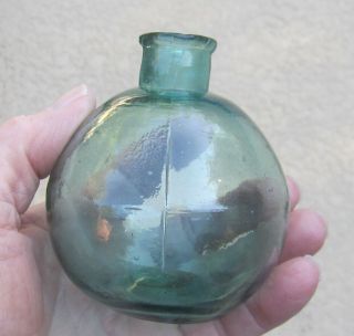 Antique Glass Fire Extinguisher Empty Bottle